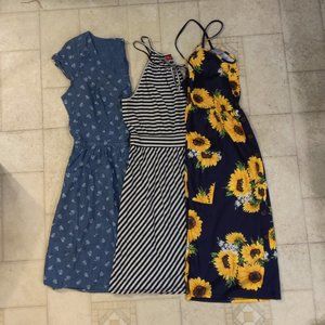Bundle of 3 sun dresses